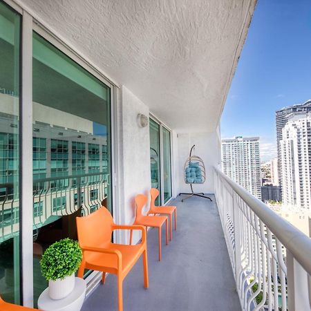 Oceanside Penthouse Apartment In Brickell Miami, Pool, Free Parking Bagian luar foto