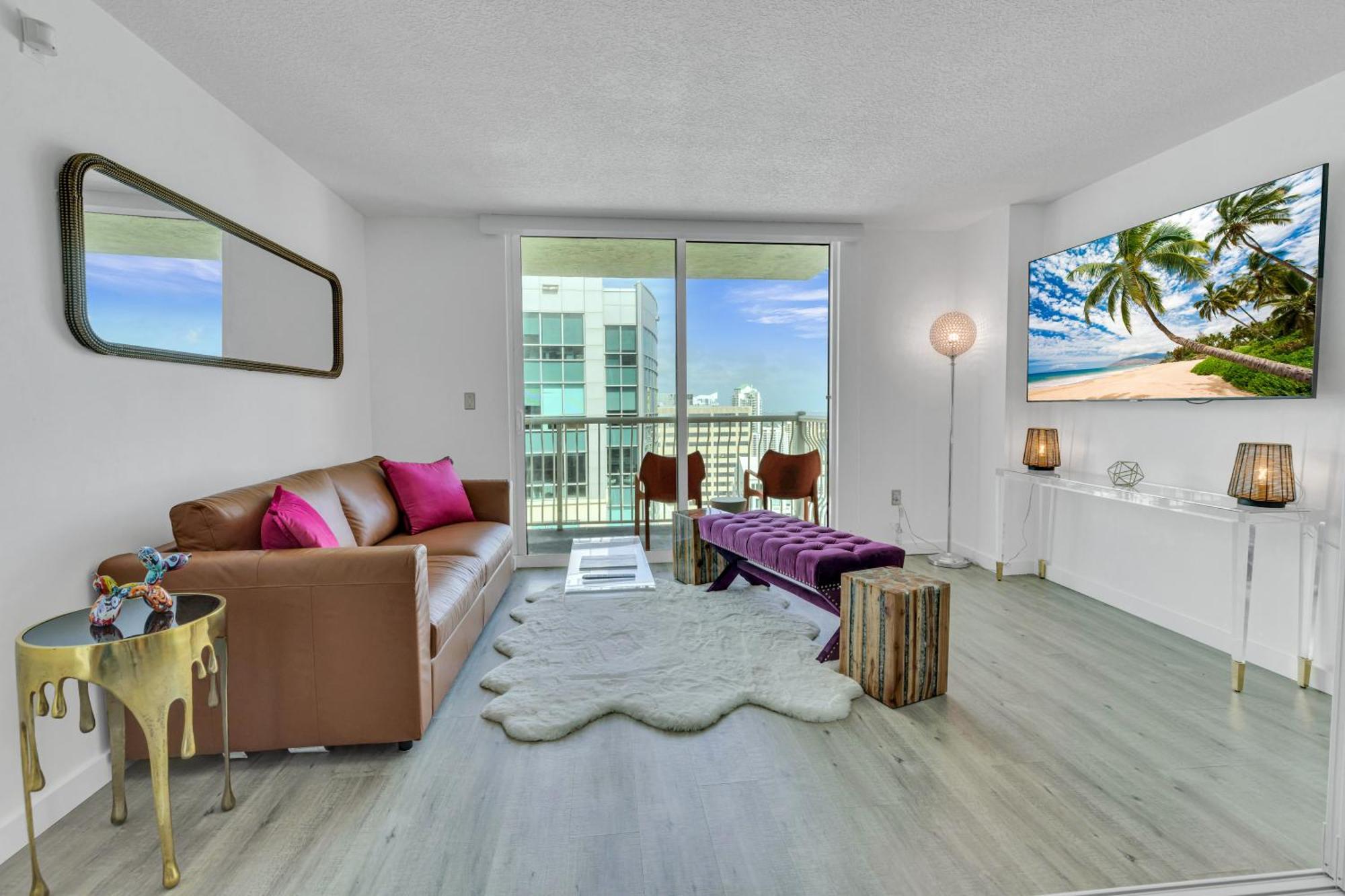 Oceanside Penthouse Apartment In Brickell Miami, Pool, Free Parking Bagian luar foto