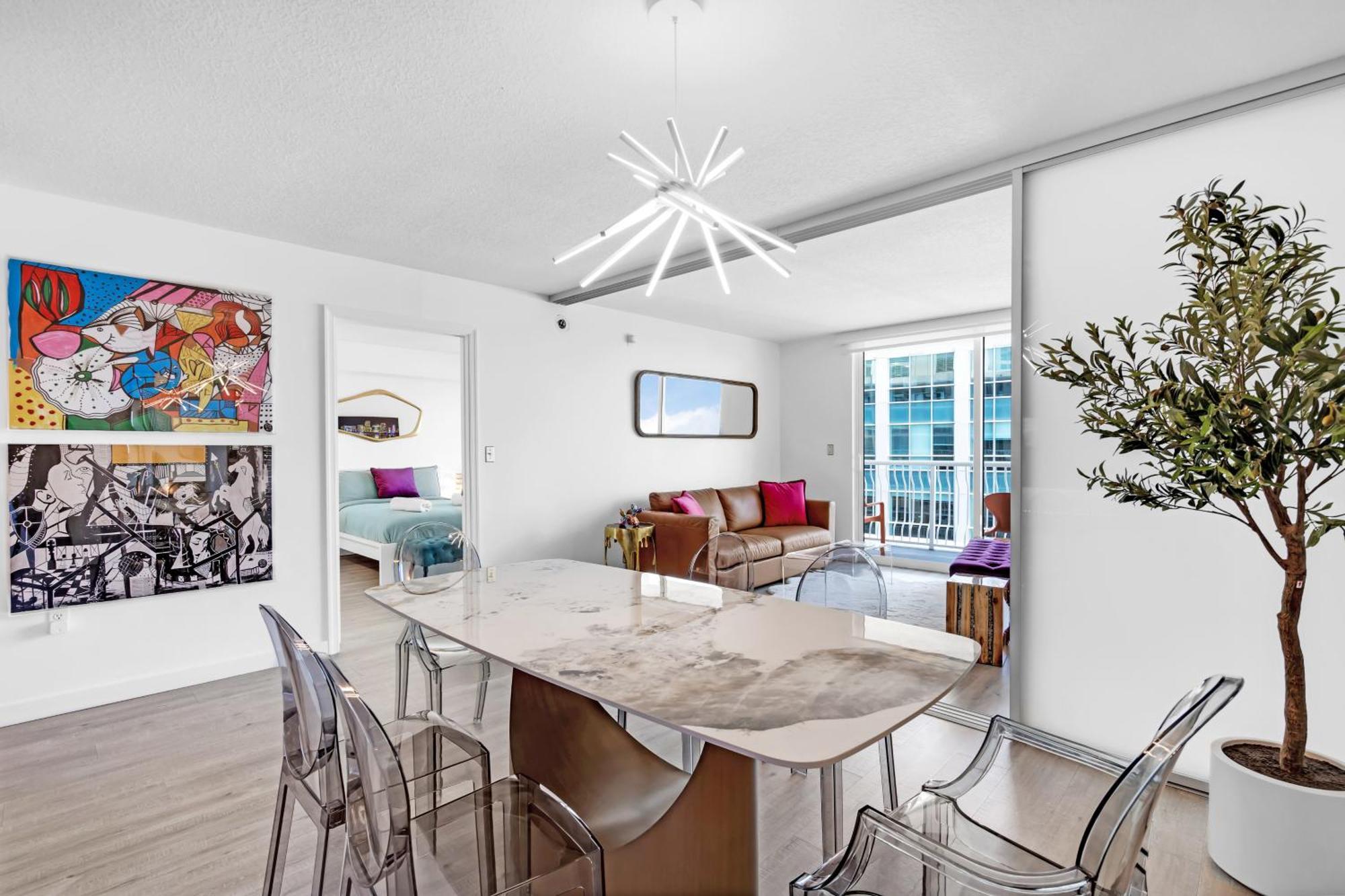 Oceanside Penthouse Apartment In Brickell Miami, Pool, Free Parking Bagian luar foto