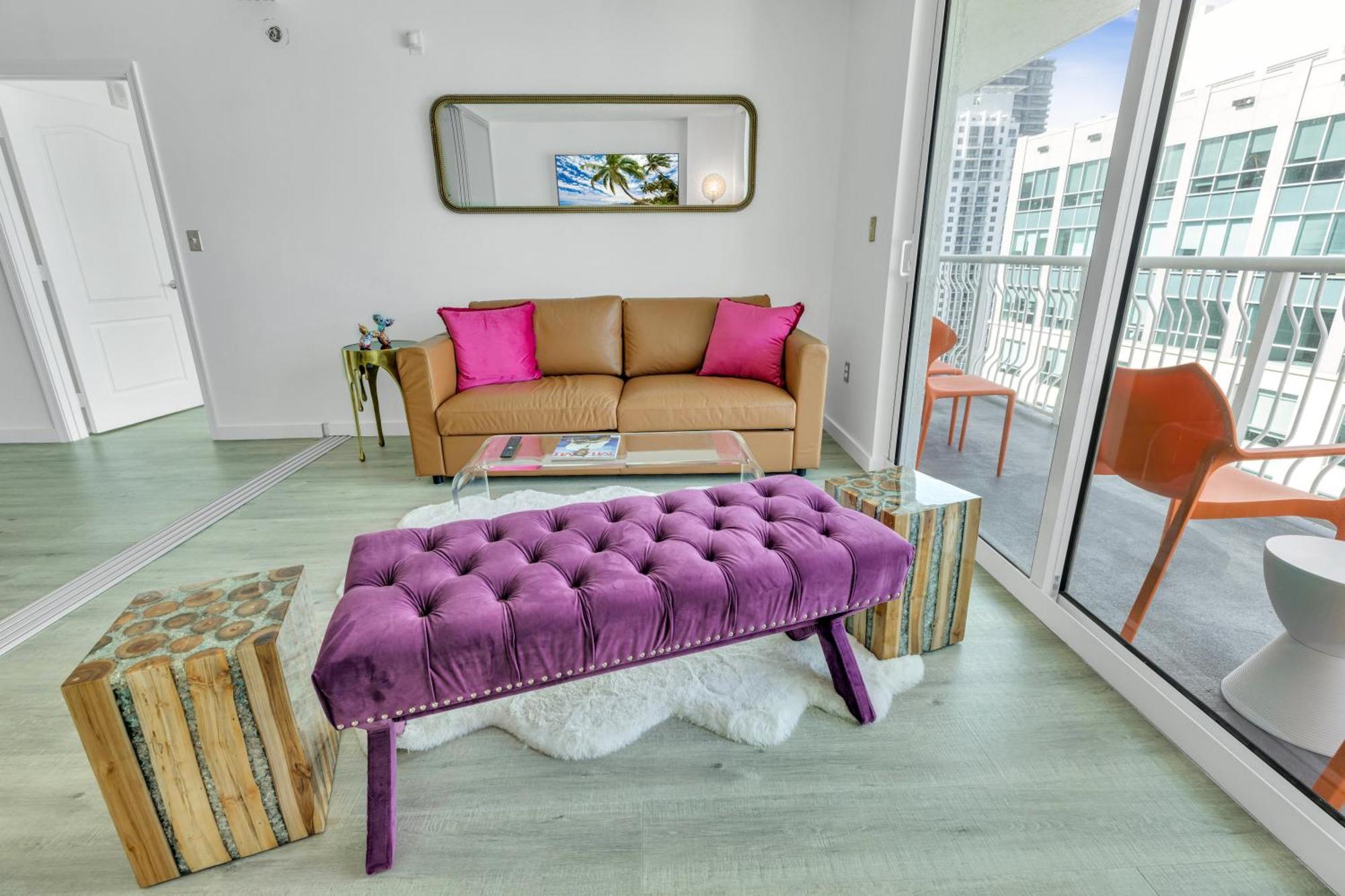 Oceanside Penthouse Apartment In Brickell Miami, Pool, Free Parking Bagian luar foto