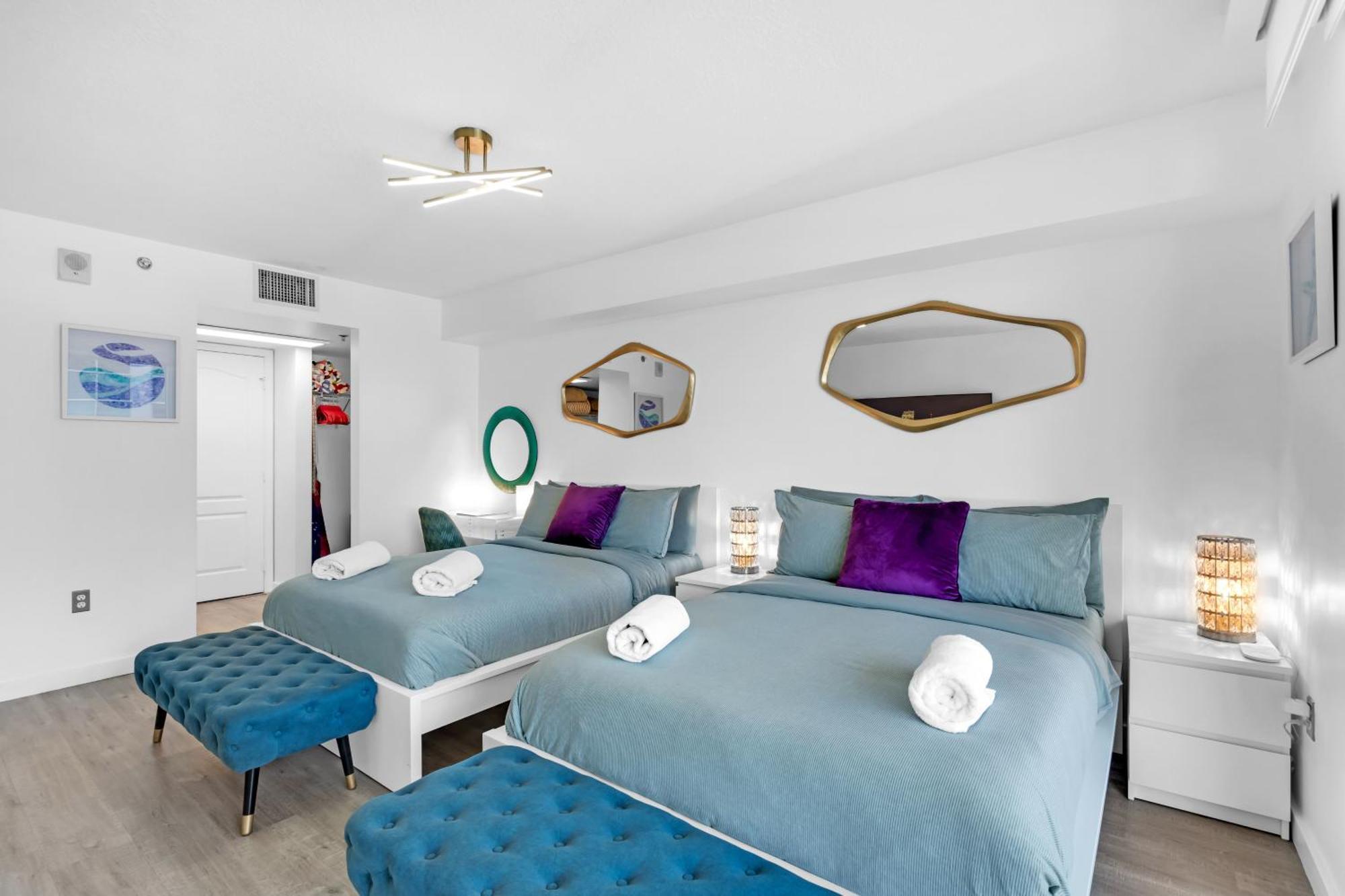 Oceanside Penthouse Apartment In Brickell Miami, Pool, Free Parking Bagian luar foto