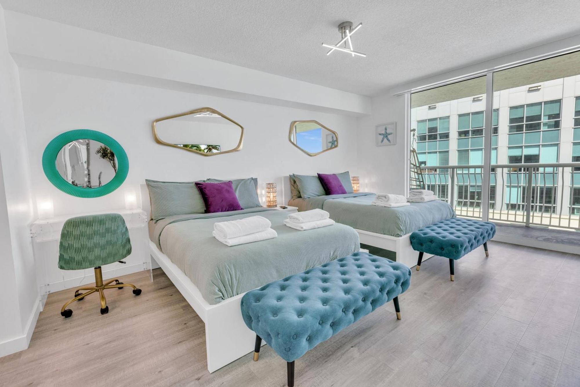 Oceanside Penthouse Apartment In Brickell Miami, Pool, Free Parking Bagian luar foto
