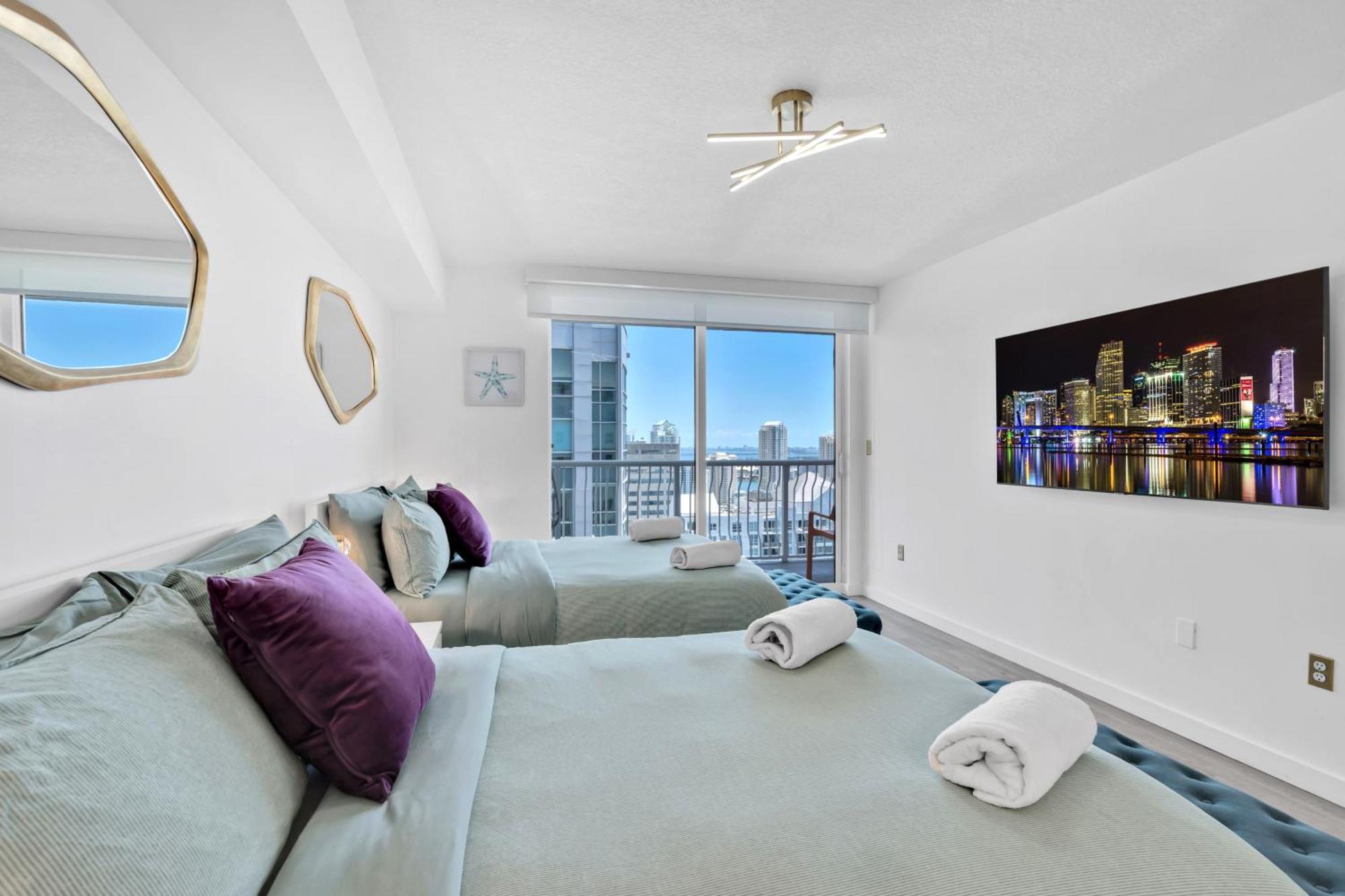 Oceanside Penthouse Apartment In Brickell Miami, Pool, Free Parking Bagian luar foto