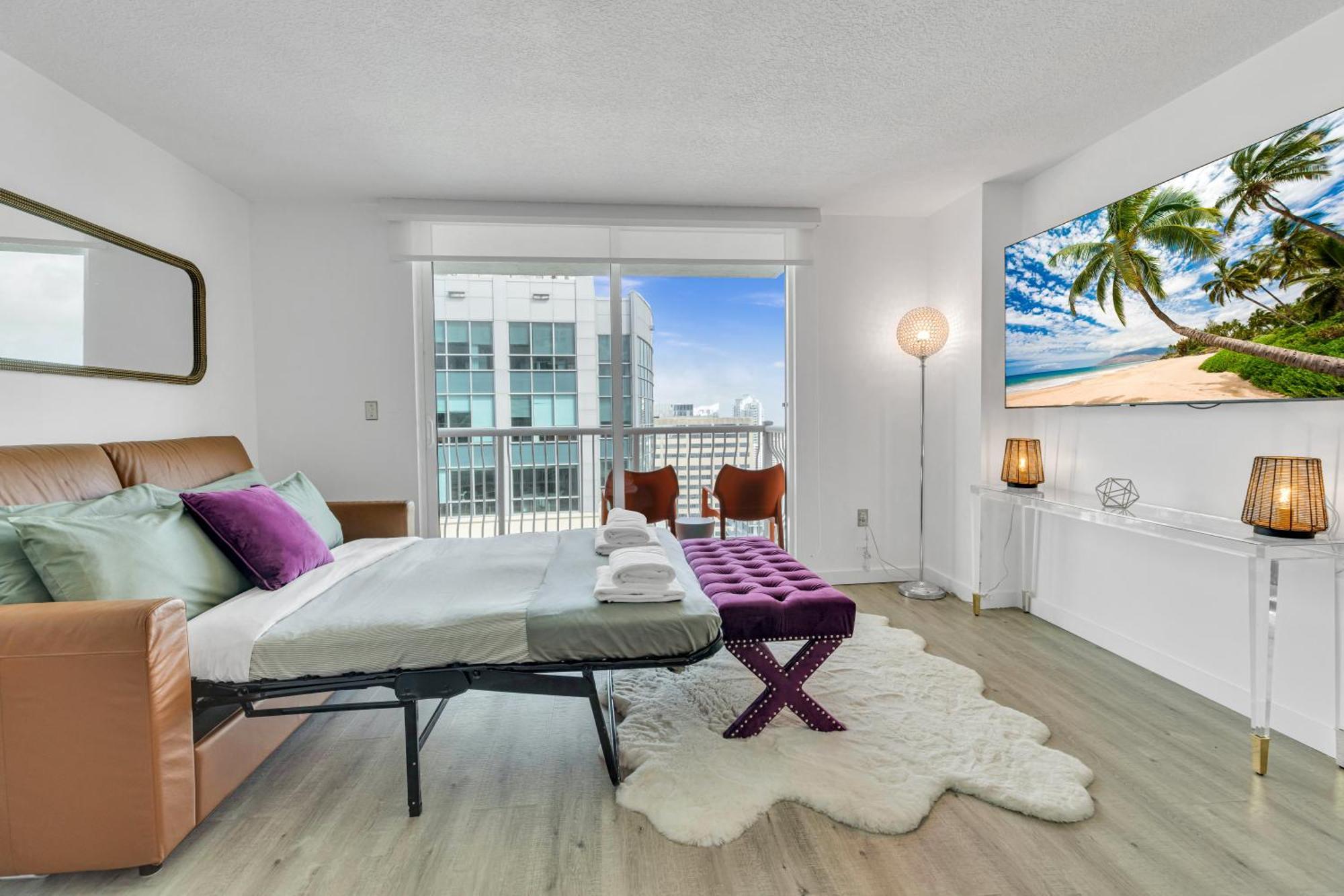 Oceanside Penthouse Apartment In Brickell Miami, Pool, Free Parking Bagian luar foto
