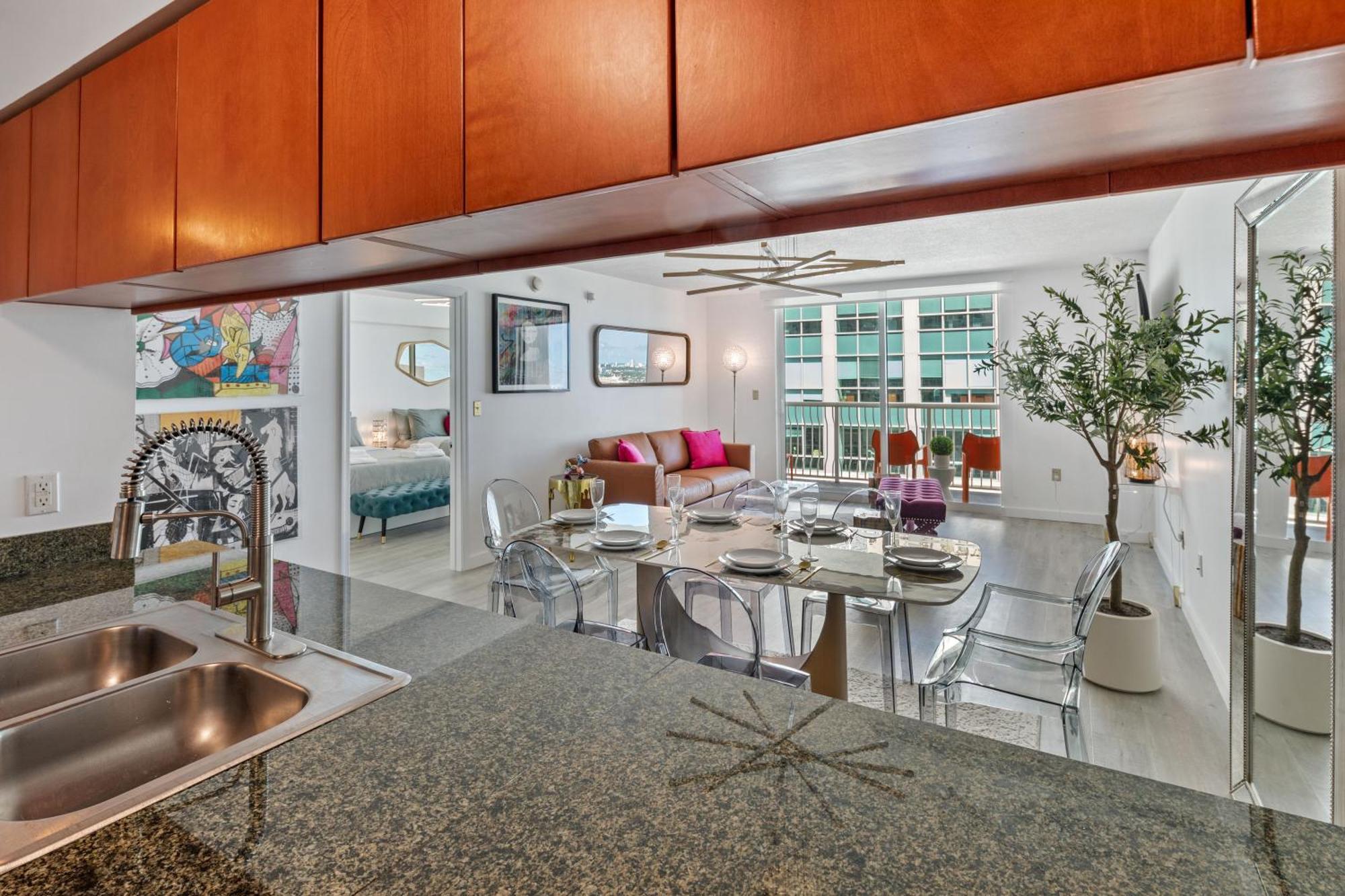 Oceanside Penthouse Apartment In Brickell Miami, Pool, Free Parking Bagian luar foto