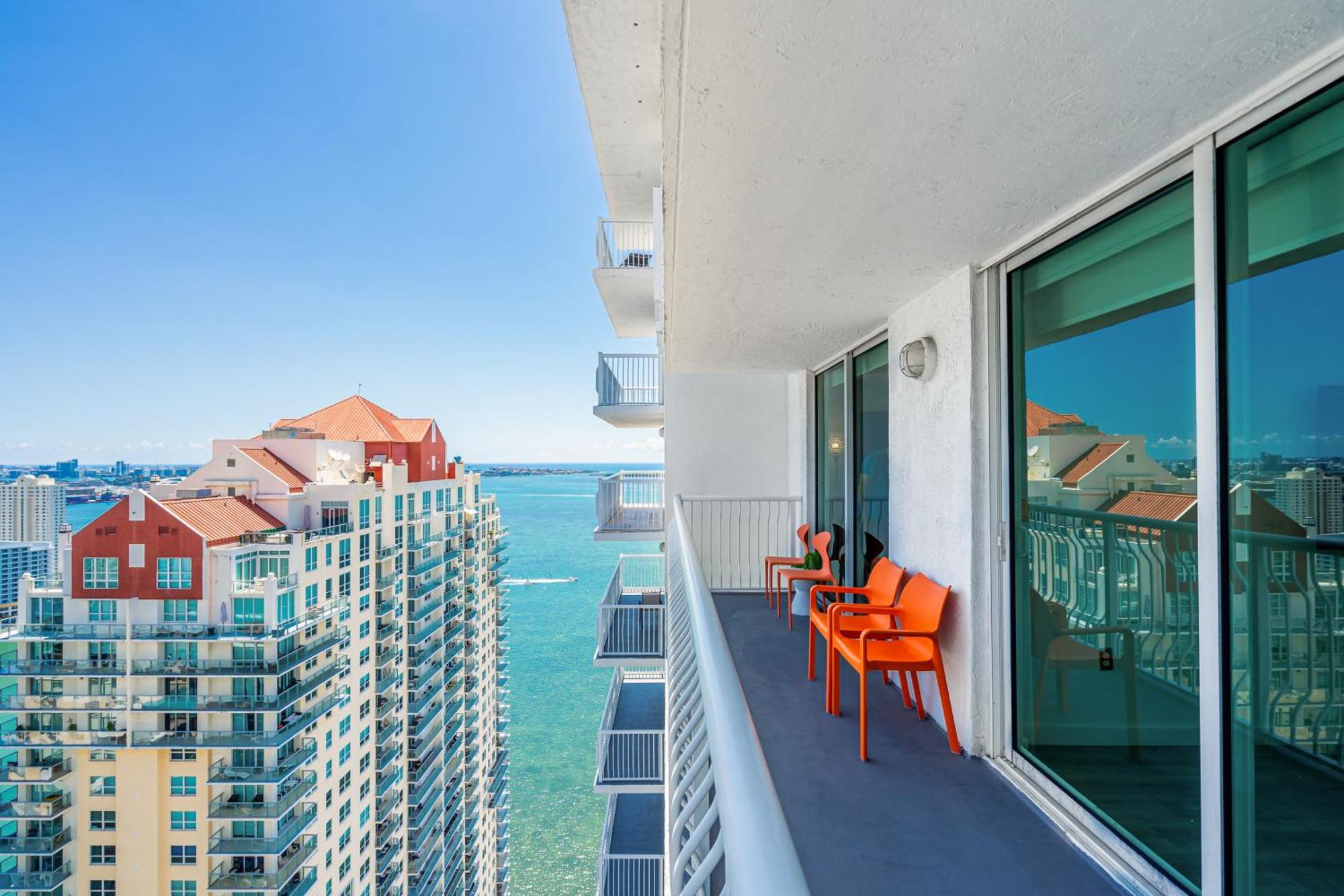 Oceanside Penthouse Apartment In Brickell Miami, Pool, Free Parking Bagian luar foto