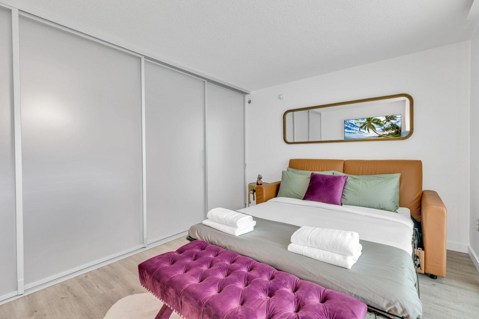 Oceanside Penthouse Apartment In Brickell Miami, Pool, Free Parking Bagian luar foto