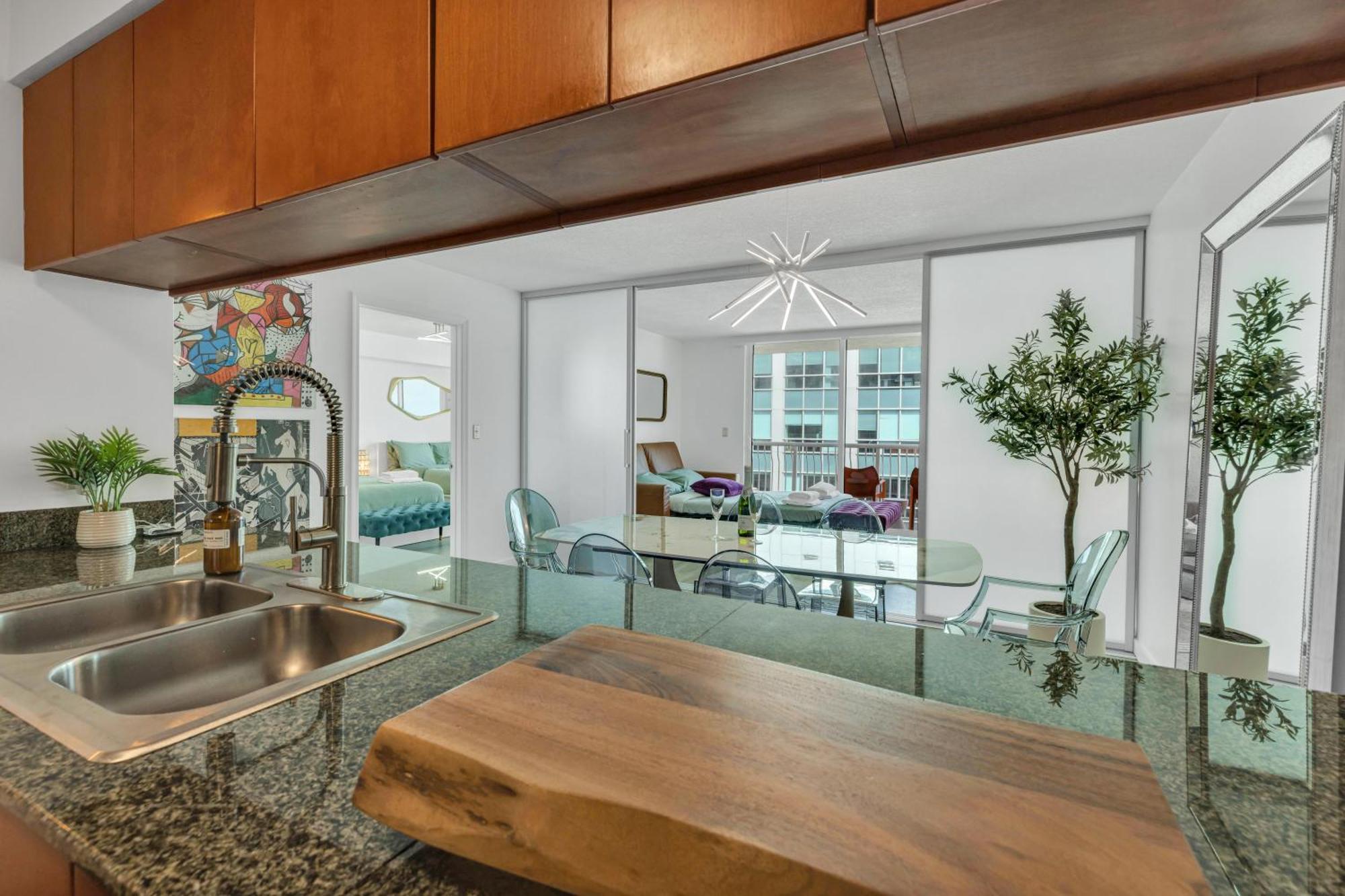 Oceanside Penthouse Apartment In Brickell Miami, Pool, Free Parking Bagian luar foto
