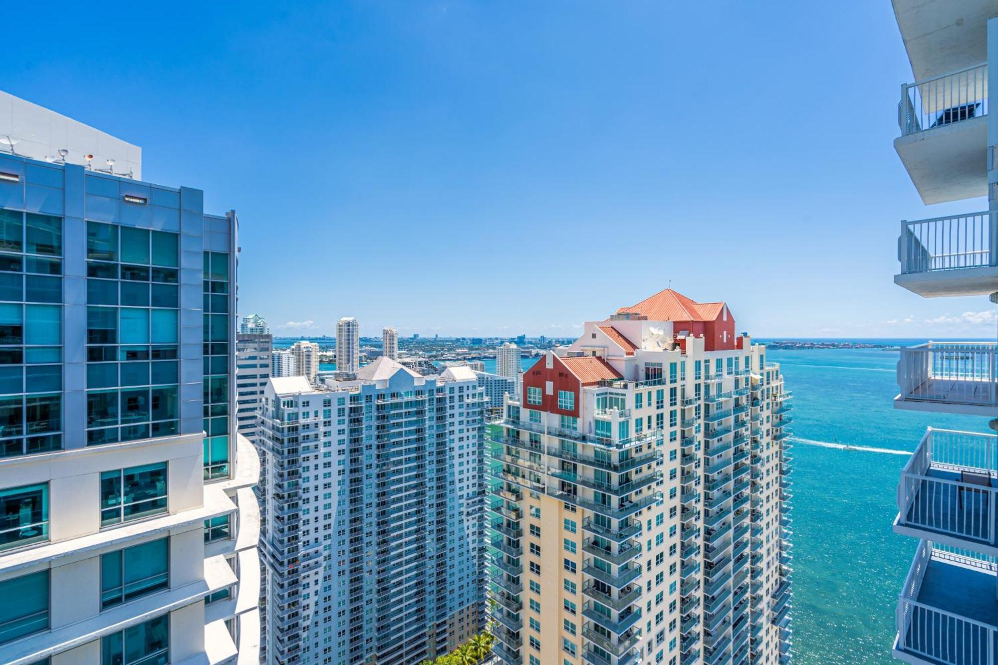 Oceanside Penthouse Apartment In Brickell Miami, Pool, Free Parking Bagian luar foto