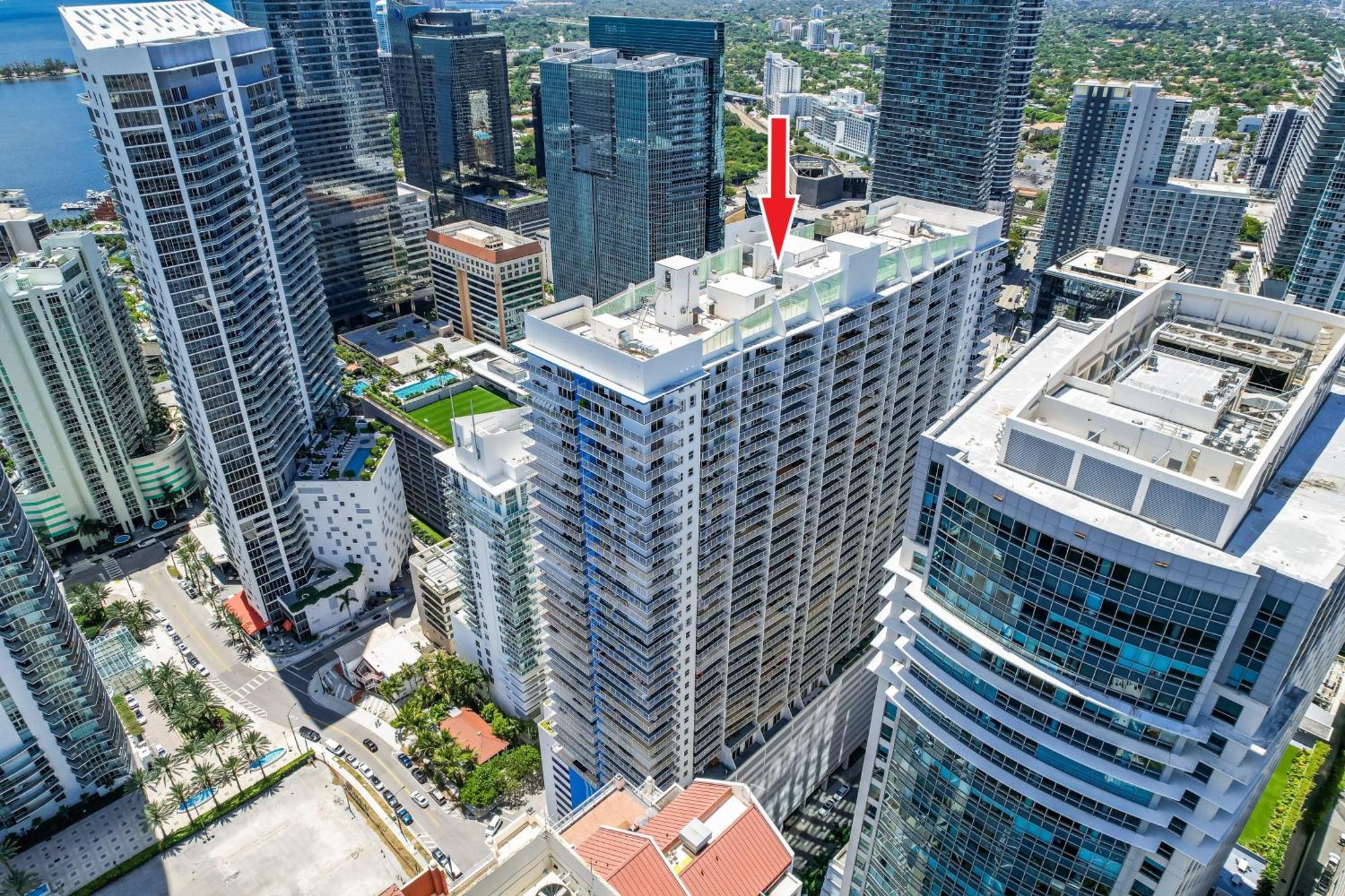 Oceanside Penthouse Apartment In Brickell Miami, Pool, Free Parking Bagian luar foto