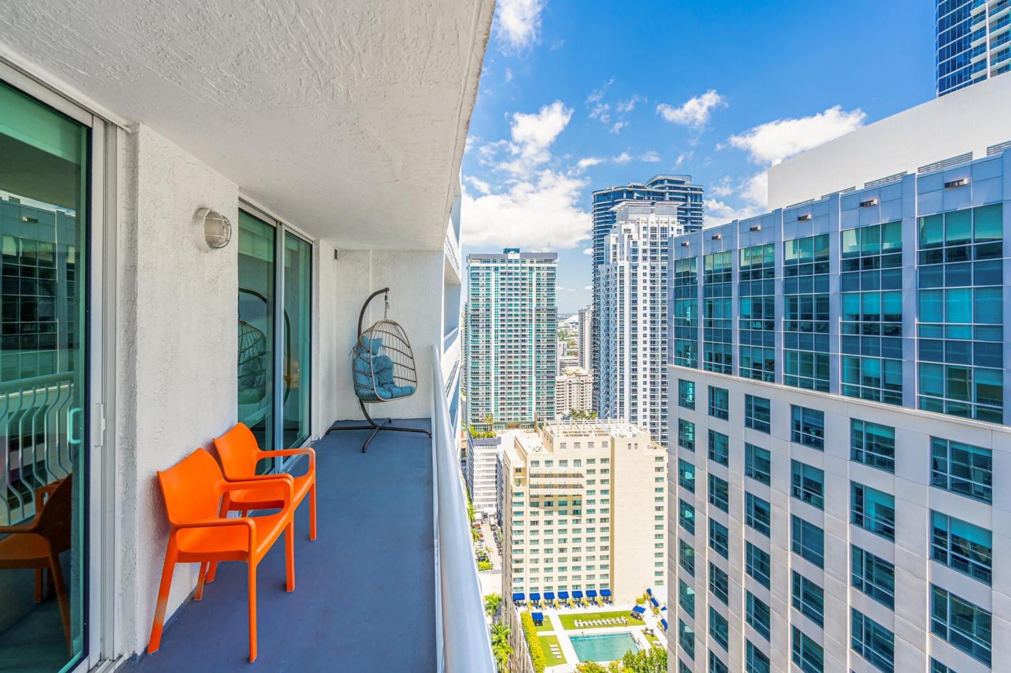 Oceanside Penthouse Apartment In Brickell Miami, Pool, Free Parking Bagian luar foto