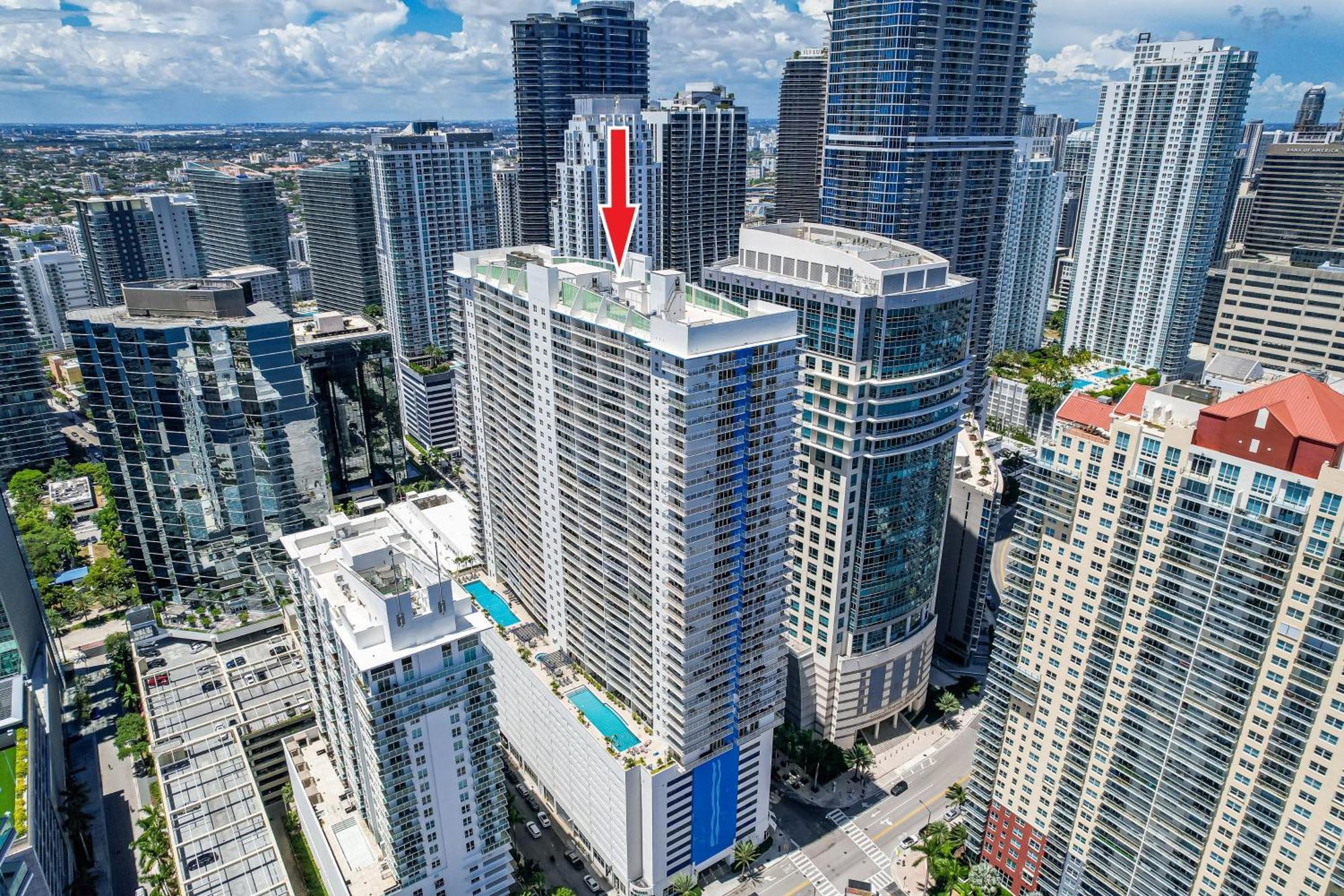 Oceanside Penthouse Apartment In Brickell Miami, Pool, Free Parking Bagian luar foto