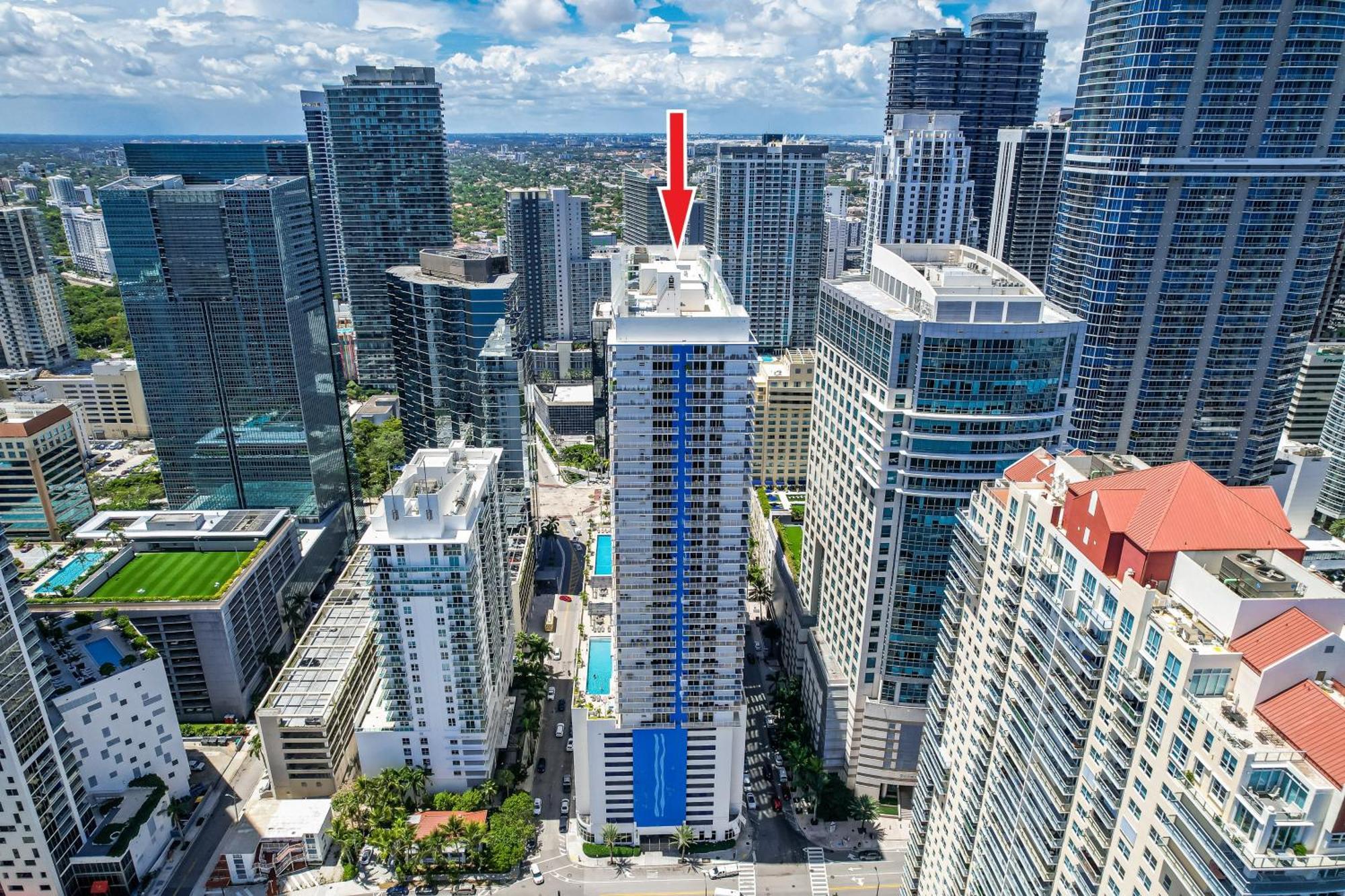 Oceanside Penthouse Apartment In Brickell Miami, Pool, Free Parking Bagian luar foto